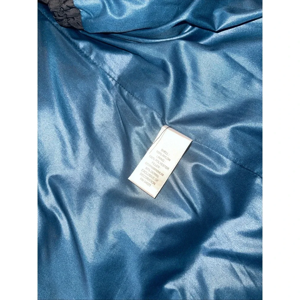 Banana Republic Down‎ Puffer Vest Men L Black (Zipper Needs Repair)